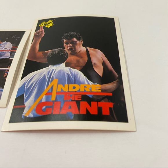 Andre the giant collectable trading cards-3 great condition 1990’s - Picture 6 of 10